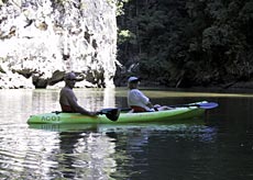 Kayak Thailand, also good is Koh Lao Liang